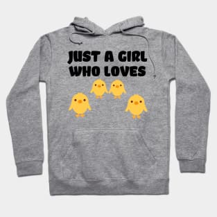 Just a girl who loves peckers text art Hoodie